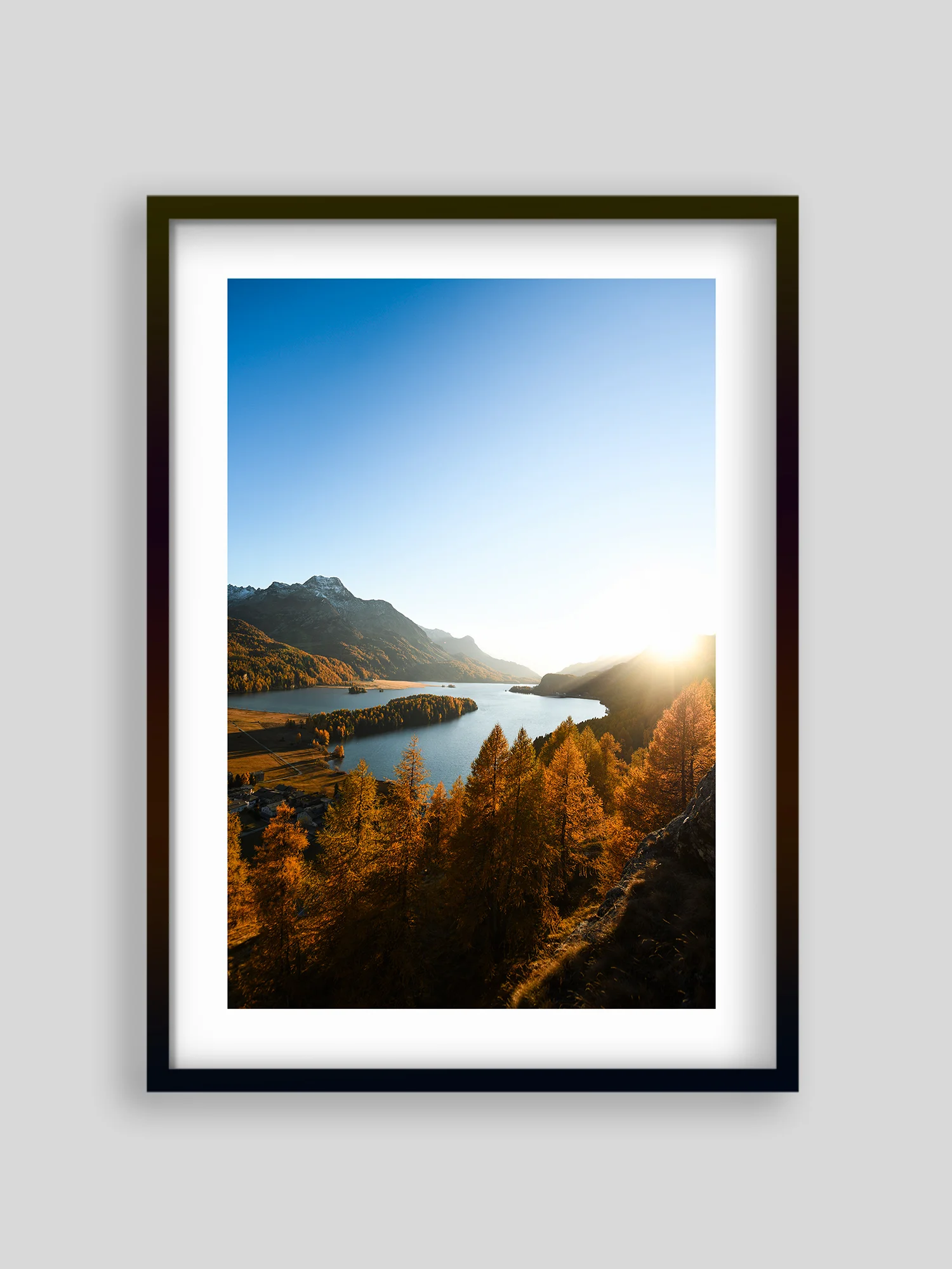 1798 - Lac de Sils - CADRE