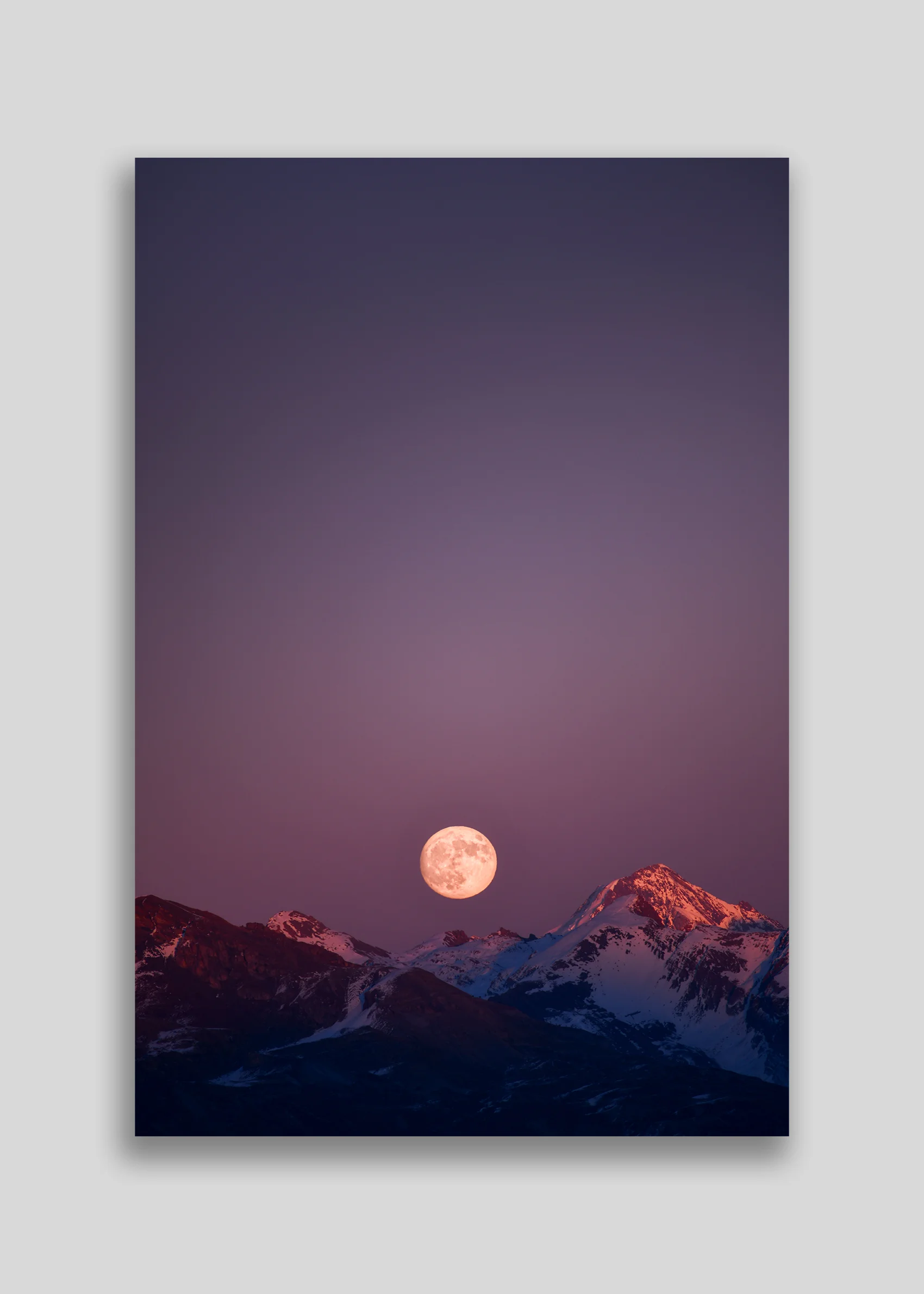 2998 - Lever de lune au Trubelstock - ALU DIBOND