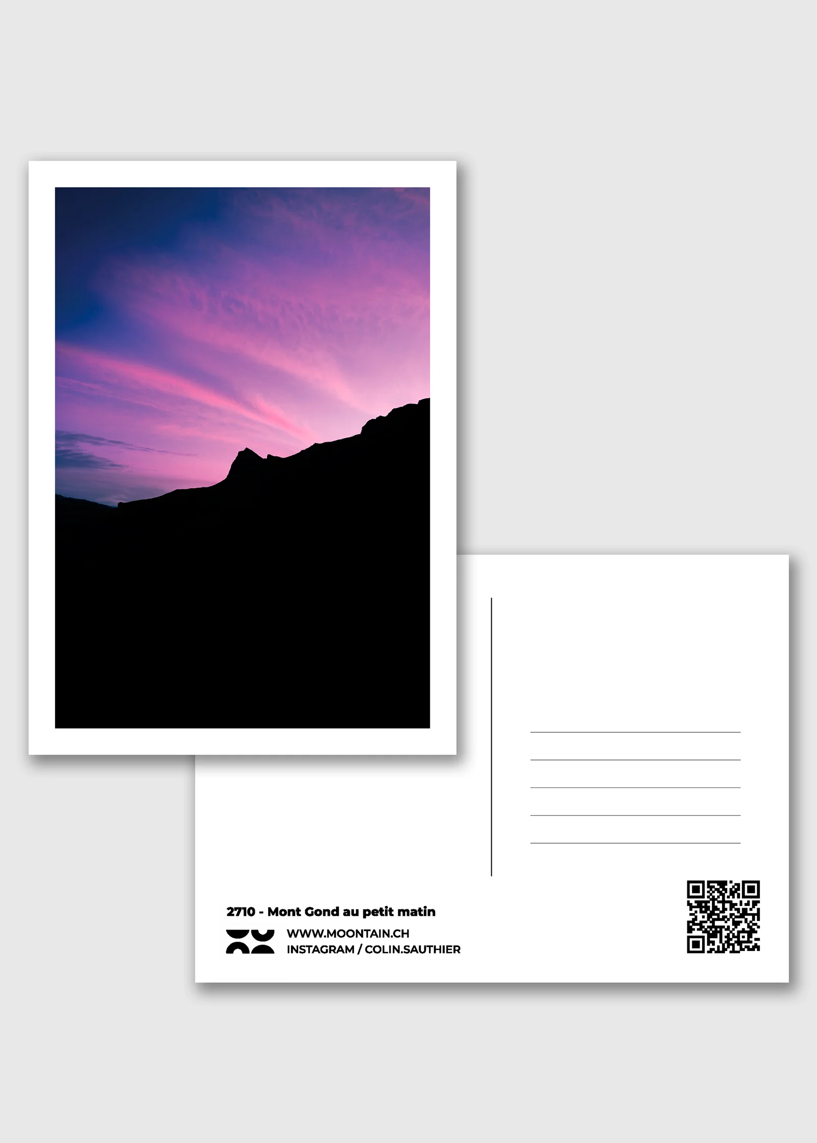 2710 - Mont Gond au petit matin - Collection
