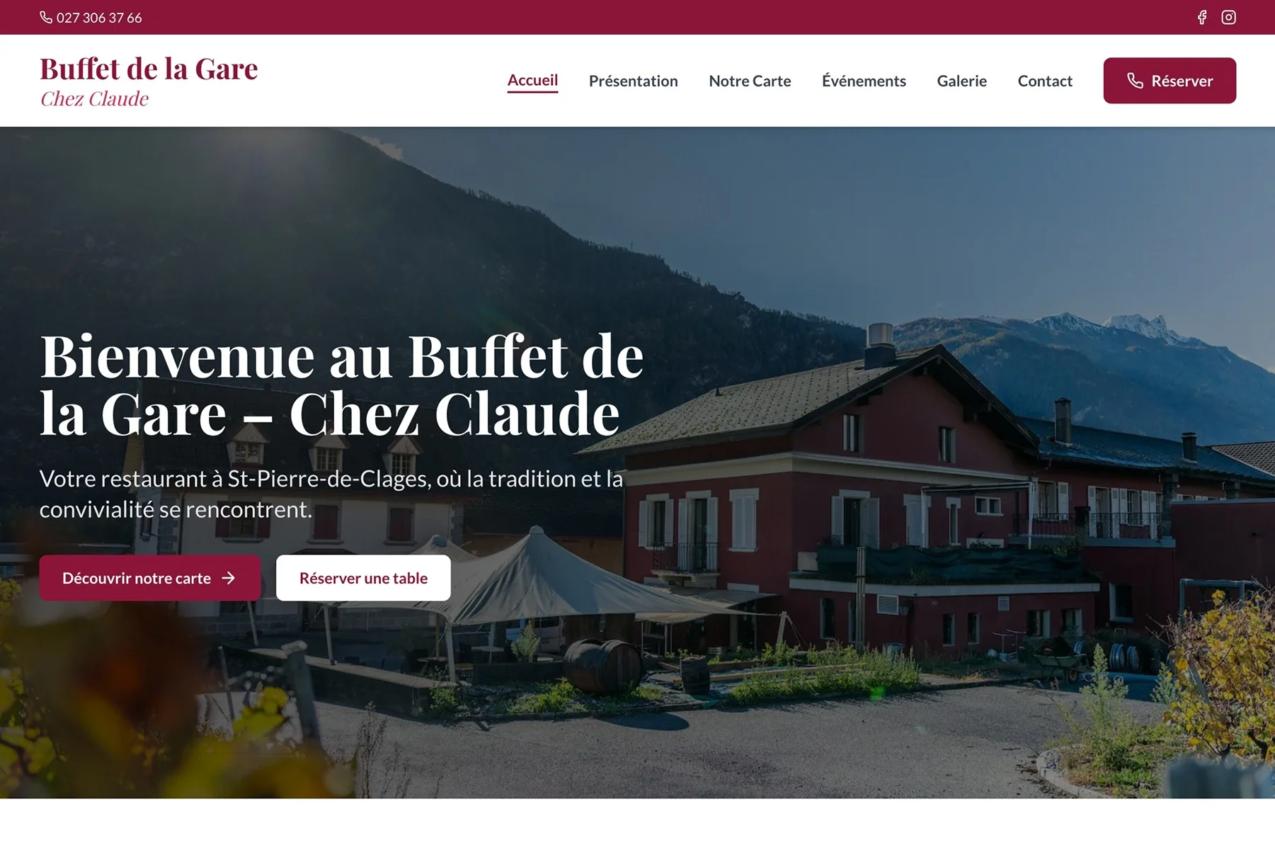 Buffet de la gare Chez Claude